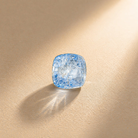 6.42 C Natural Sapphire Light Blue 6.99 Ratti Neelam