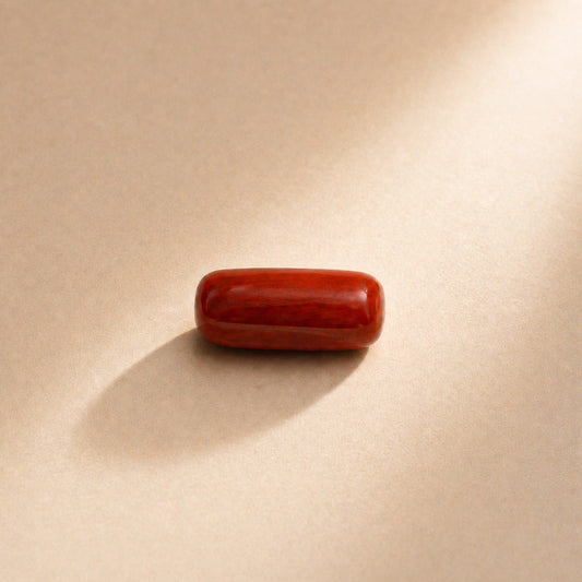 Natural 5.55 C Red Coral Cylindrical 6.04 Ratti Moonga