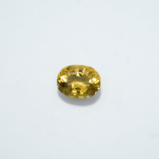 Natural 8.14 C Citrine Yellow Oval 8.94 Ratti Sunela