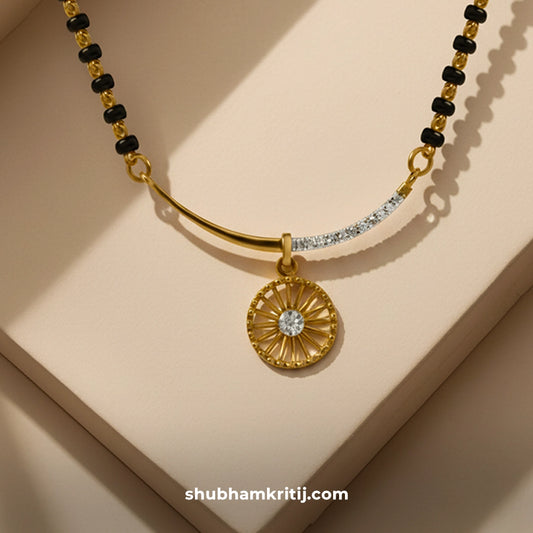 Elegant modern mangalsutra design