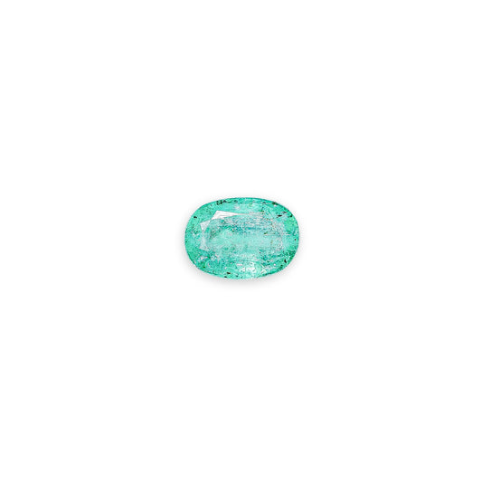 Natural 5.46 C Green Emerald Oval 6.06 Ratti Panna