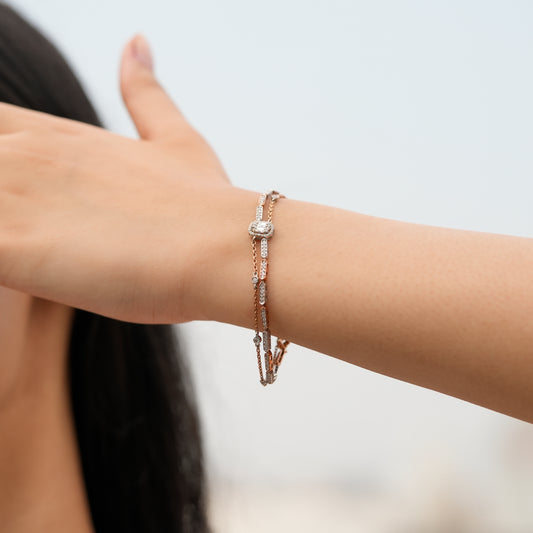 Regal Radiant Diamond Bracelet