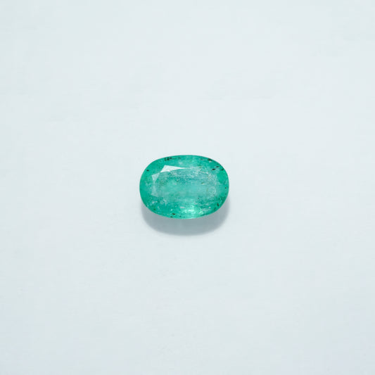 Natural 5.46 C Green Emerald Oval 6.06 Ratti Panna