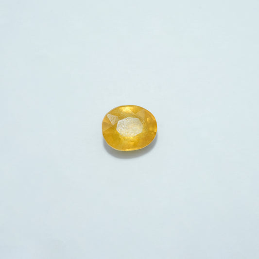 Natural 6.15 C Yellow Sapphire 6.84 Ratti Pukhraj