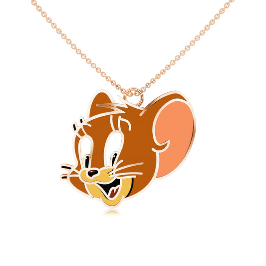 Rose Gold Jerry Character Pendant