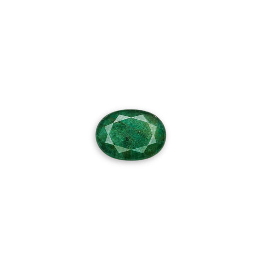 Natural 4.24 C Emerald Oval 4.65 Ratti Panna