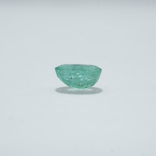 Natural 5.46 C Green Emerald Oval 6.06 Ratti Panna