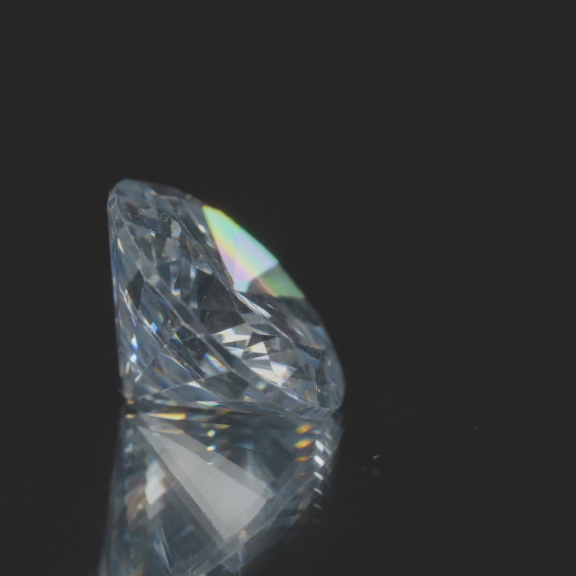 8.55 C Cubic Zirconia Round 9.38 Ratti American Diamond